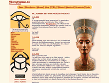 Tablet Screenshot of hieroglyphen.de